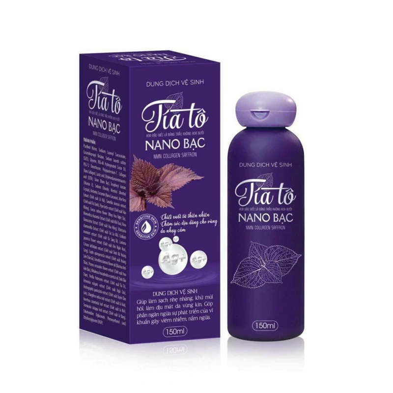 Dung dịch vệ sinh Tía Tô 150ml