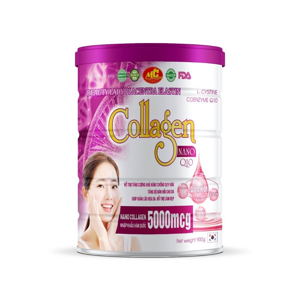 Sữa Hạt Đẹp Da Collagen Nano Q10 - Tăng Cường Khả Năng Chống Oxy Hóa,Giảm Lão Hóa Da,Giúp Mờ Nám, Sáng Da( 900g)