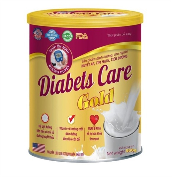 Sữa tiểu đường Diabets Care Gold 900g