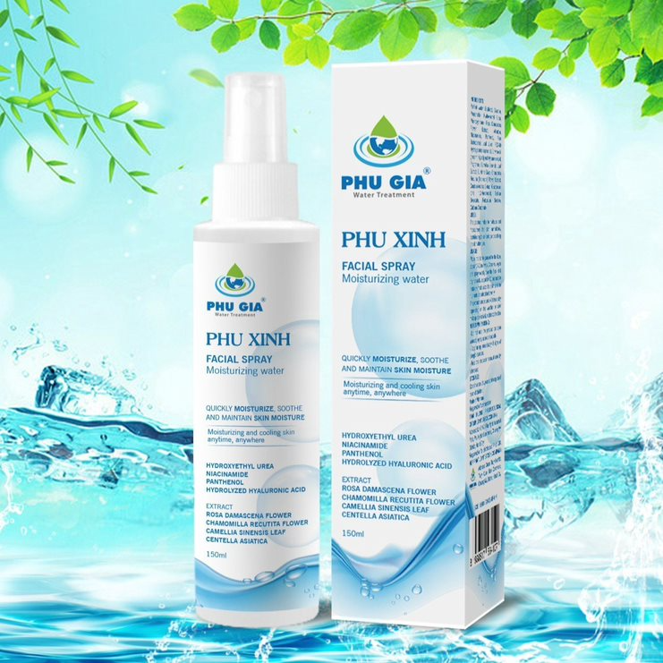 Xịt khoáng hoa hồng dưỡng da Phu Xinh 150ml